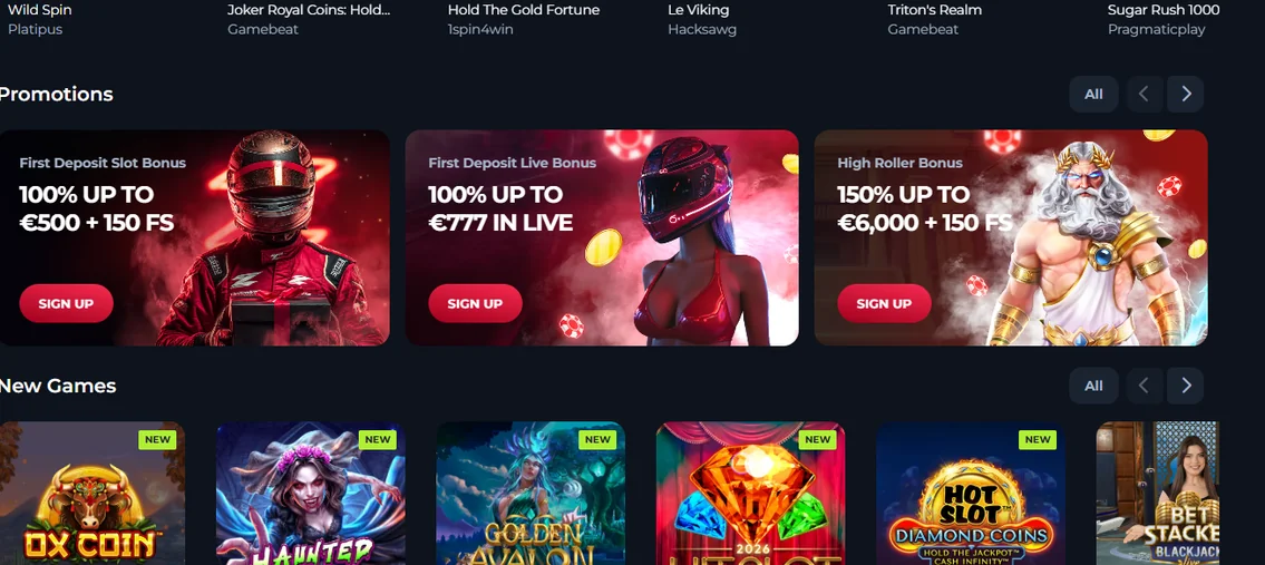 Claim bonus Winorio Casino
